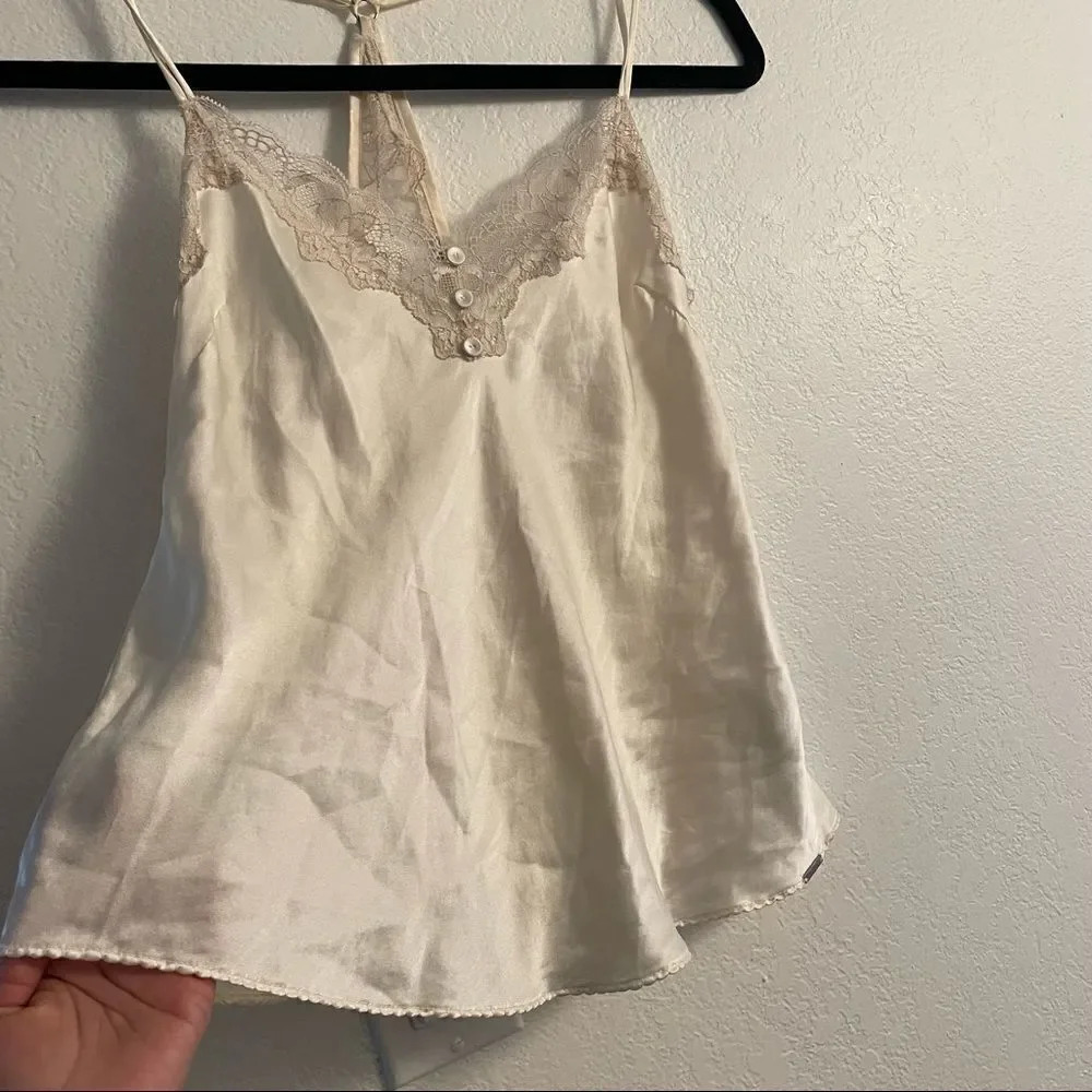 autograph clothing ivory lace trim slip top - Picture 10 of 14